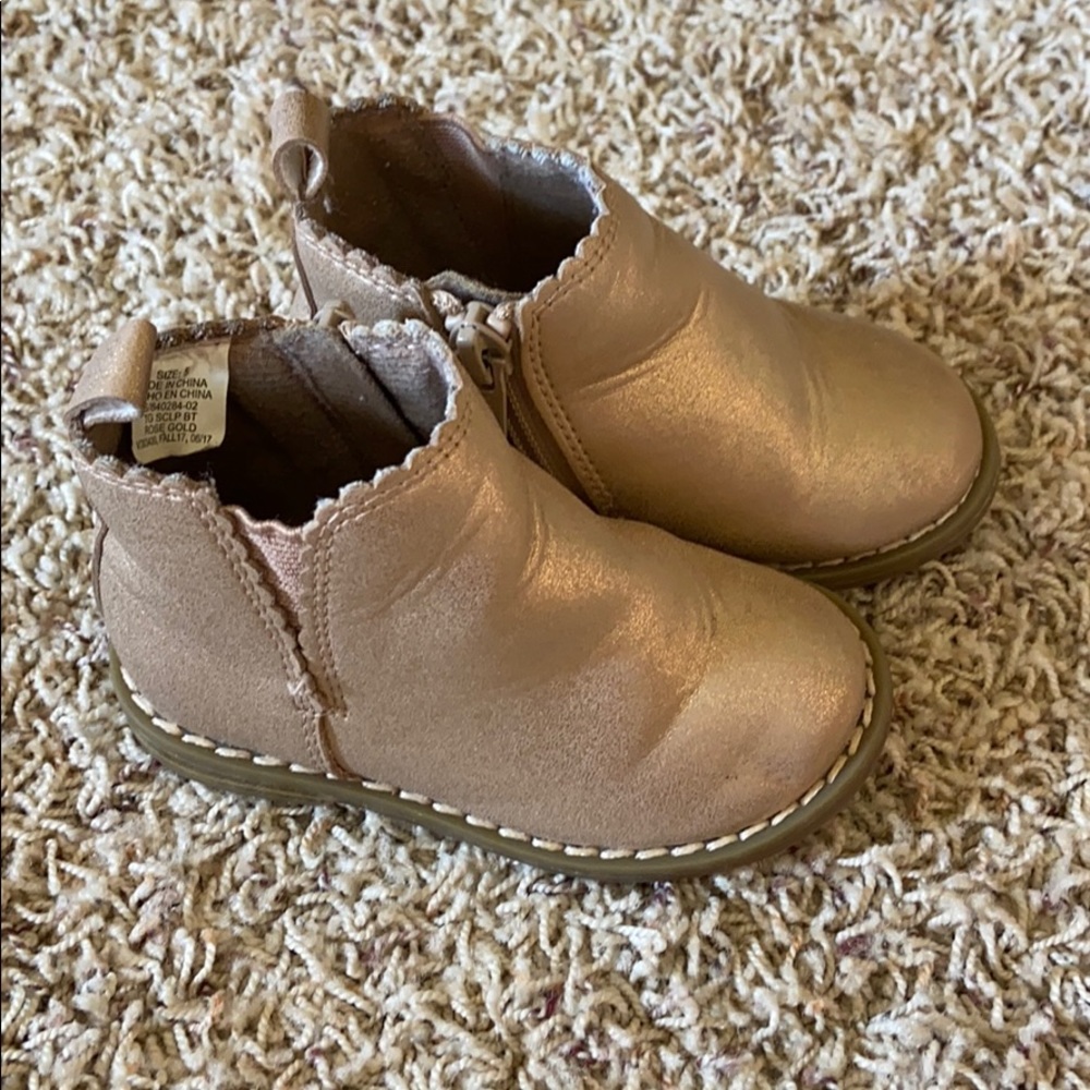 Subtle Gold Bootie
